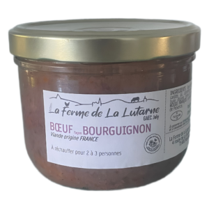 Boeuf cuisiné façon bourguignon 400g (2 personnes)