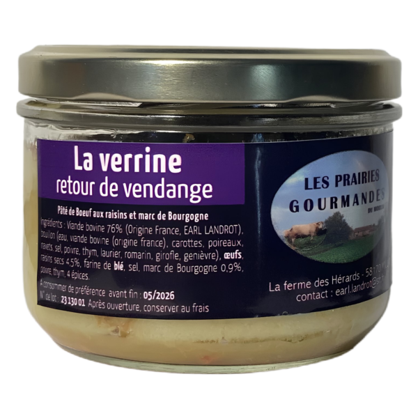 Verrine de retour de vendanges 180g