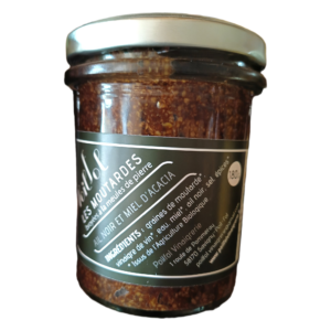 Moutarde "Ail noir & Miel d'acacia" 180g