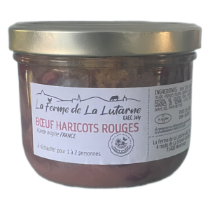 Boeuf cuisiné aux haricots rouges 400g (2 personnes)