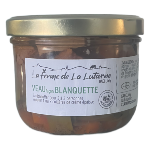 Blanquette de veau cuisinée 400g (2 personnes)