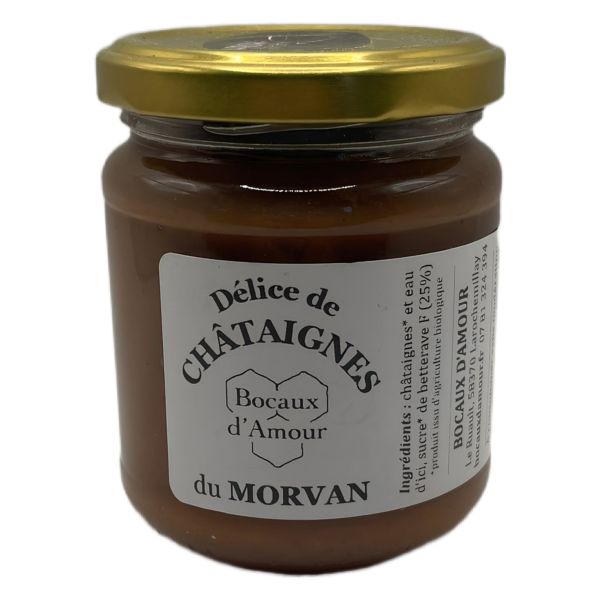 Crème de châtaignes vanille 220g