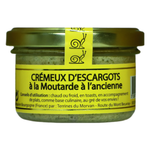 Crémeux d'escargots à la moutarde à l'ancienne 80g