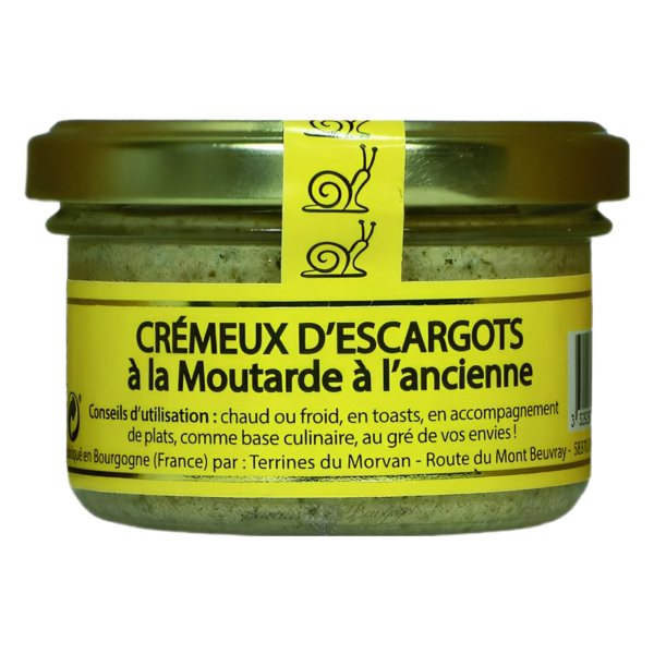 Crémeux d'escargots à la moutarde à l'ancienne 80g