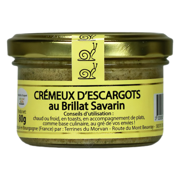 Crémeux d'escargots au Brillat Savarin 80g