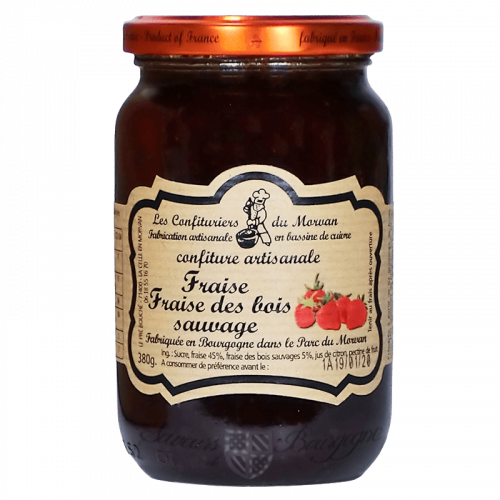 Confiture de fraise des bois 380g